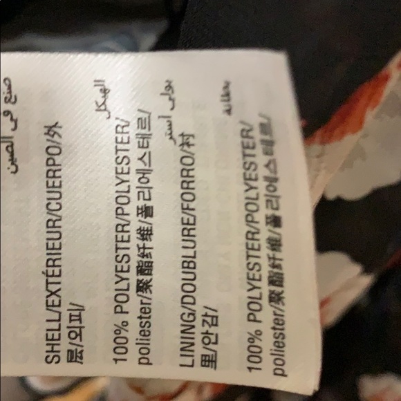 INC international concepts asymmetrical floral Top - Picture 6 of 7